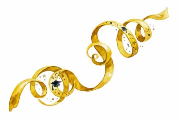 Download Yellow Ribbon Streamer Serpentine Swirl - Streamer Collection