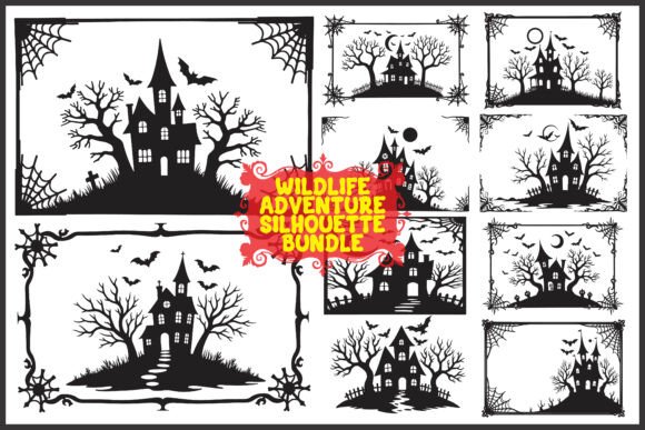 Download Spooky Haunted House Clipart Bundle - Premium Resources