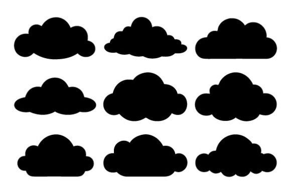 Download Cloud Svg,Cloud Silhouette Bundle - Silhouette bundle Collection