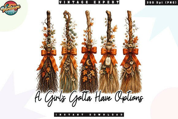 Download Cottagecore Witch Broom Halloween PNG - Halloween png Collection