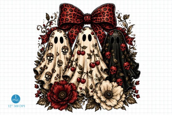 Download Cherry Ghost Png, Coquette Halloween PNG - Halloween png Collection